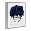 Stupell Industries Trendy Chic Navy Blue Roses, 17" x 17" - 3 of 4