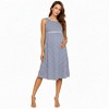 Anna-Kaci Women’s Maternity Sleeveless Stripe Midi Dress with Soft Stretch Knit Fabric and Flattering Empire Waist - 2 of 4