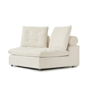 Cloud Modular Sectional Sofa,Maimi Sofa,Luxury Velvet Couch Sofas for Living Room,74inch Corner Seater - 1 of 4