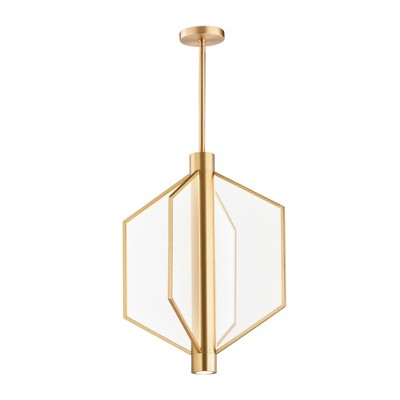 ET2 Lighting Telstar 4 - Light Pendant in  Natural Aged Brass