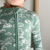 tiny knot co. Newborn, Infant Gender Neutral Buttery Soft Convertible Romper Foldover Mittens & Footies with Grippers TENCEL Modal One Piece Pajamas - 4 of 4