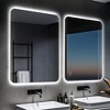 Dovelina LED Wall Mounted Backlit Mirror with Anti-Fog Modern Rectrangle Bathroom Vanity Mirror - 3 of 4