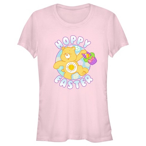 Care Bears Junior's Hoppy Easter Funshine T-Shirt Pink