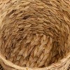 Water Hyacinth Woven Round 11" Storage and Planter Basket - 4 of 4