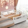 TiramisuBest Full Size Kids Wood Platform Bed, Low Profile, White Pine, Safe & Versatile - 4 of 4