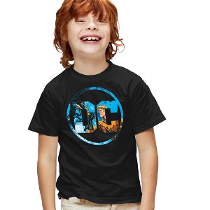 Boys' Short Sleeve Jla Aquaman T-Shirt - 1 of 4