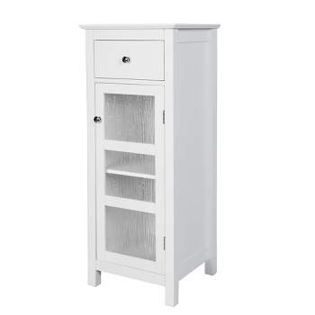Dropship Multi-Functional Corner Cabinet Tall Bathroom Storage Cabinet With  Two Doors And Adjustable Shelves; Open Shelf; White to Sell Online at a  Lower Price