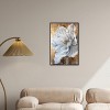 Art Remedy Bloom White Petals Floral Fine Wall Art Framed - 4 of 4