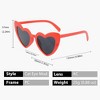 Anna-Kaci Active Women's Vibrant Heart-Shaped Fashion Sunglasses UV400 Protection - 4 of 4