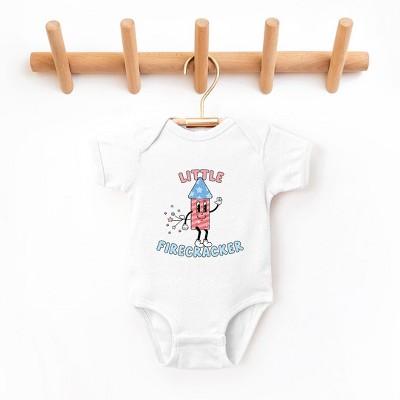 The Juniper Shop Retro Little Firecracker Baby Bodysuit
