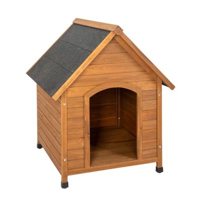 Karl Home Outdoor Dog House with Peaked Roof d Elevated Floor