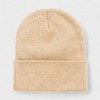 Canada Weather Gear Women's Winter Beanie - Stylish Knit Hat with Logo Patch & Warmth Indicator - 2 of 4