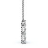 Pompeii3 1Ct Diamond Initial "A" Pendant 14k Gold 18" Necklace Lab Created 5/8" Tall - 3 of 3