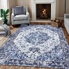 Home Vintage Area Rug for Living Room,Low-Pile Machine Washable Rug,Non-Shedding Ultra-Thin Stain Resistant Indoor Floor Rugs - 3 of 4