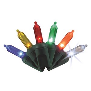 Celebrations Platinum LED T5 Multicolored 50 ct String Christmas Lights 25 ft. - 1 of 1