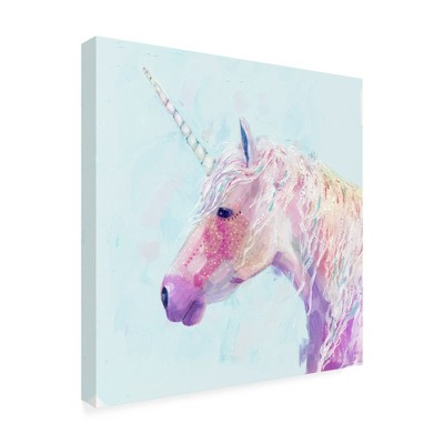 Trademark Fine Art -Victoria Borges 'Mystic Unicorn Ii' Canvas Art