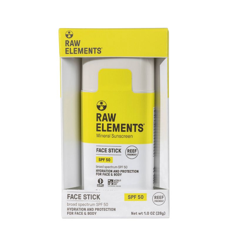 Raw Elements Sunscreen Stick - SPF 50 - 1oz, 4 of 10