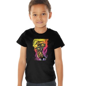 Toddler Boys' Teenage Mutant Ninja Turtles Hot Rainbow Warriors Toddler Tee - 1 of 4