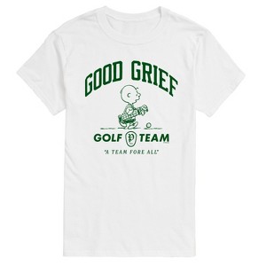 Men's - Peanuts - Good Grief Golf Team Short Sleeve Graphic T-Shirt - 1 of 4