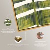 Art Remedy Leaf Bongo II Minimalistic Botanical and Floral Art Prints Framed - 4 of 4