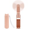 Link Handheld Mini Foldable 3 In 1 Fan Built In Portable Charger For Complete On the Go Freedom - Great For Indoor & Outdoor Use - 2 of 4