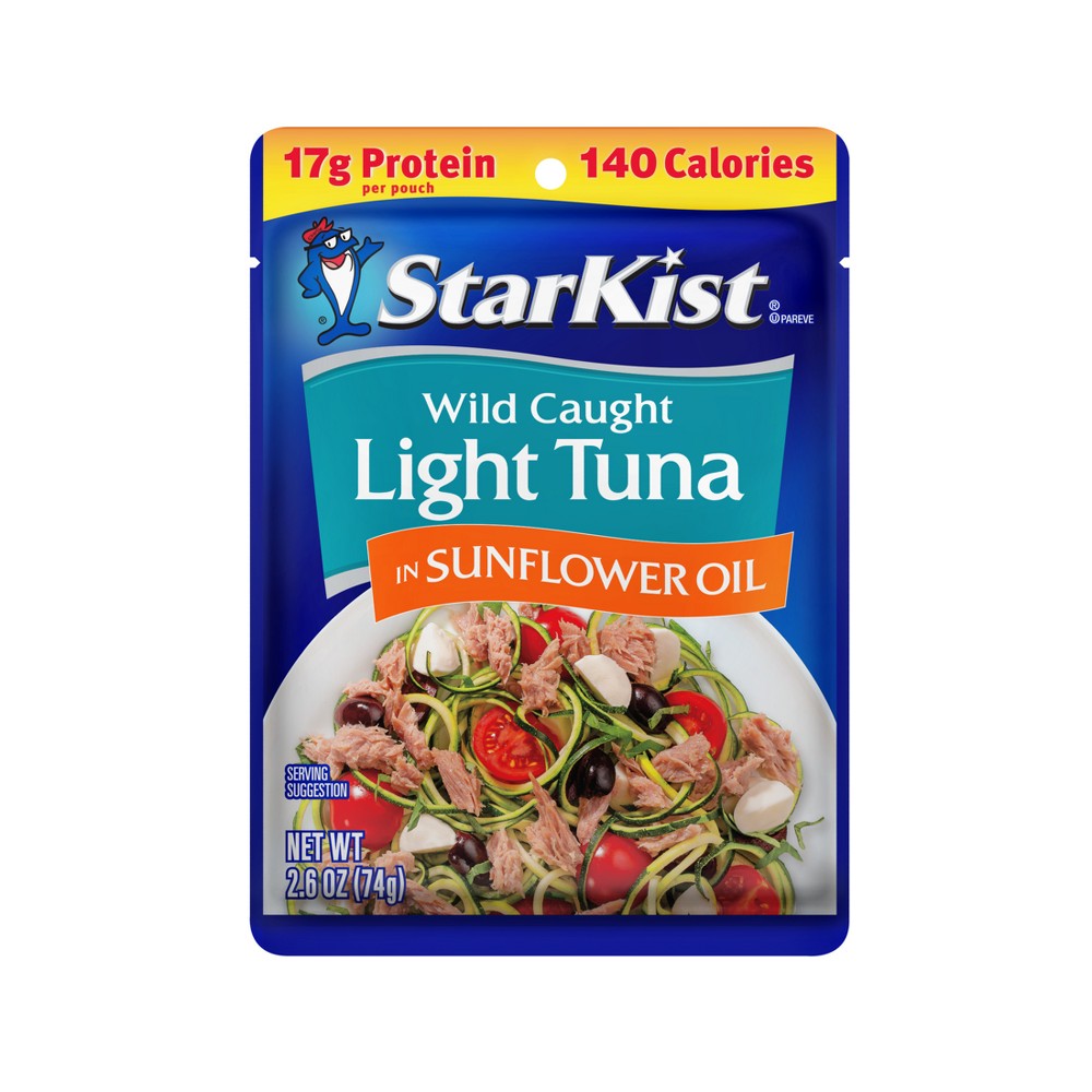 UPC 080000495266 product image for StarKist Chunk Light Tuna in Sunflower Oil Pouch - 2.6oz | upcitemdb.com