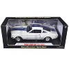 1966 Ford Mustang Shelby GT350 White with Blue Stripes 1/18 Diecast Model Car by Shelby Collectibles - 3 of 3