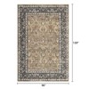 8x10 Vintage Persian Washable Rug - Ultra Thin Foldable, Low Pile Non-Shedding (Camel) - Soft & Durable - 2 of 4