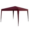 Northlight 10' x 10' Burgundy Pop-Up Outdoor Canopy Gazebo - 2 of 4