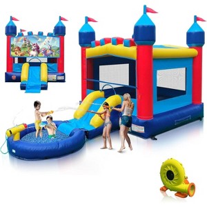 JOYMOR Adults & Big Kids Commercial Inflatable Bounce House with Slide & Pool 12x12FT Heavy-Duty PVC - 1 of 4