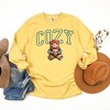 Simply Sage Market Women's Cozy Bear Long Sleeve Garment Dyed Tee - 3 of 4