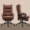 Aghana Digitals Heated Massage Office Chair with 6 Vibration Points, 155° Recline, Footrest, Double - 4 of 4
