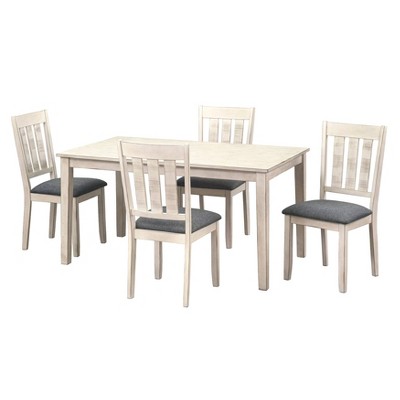 5pc Olin Dining Set White - Buylateral : Target