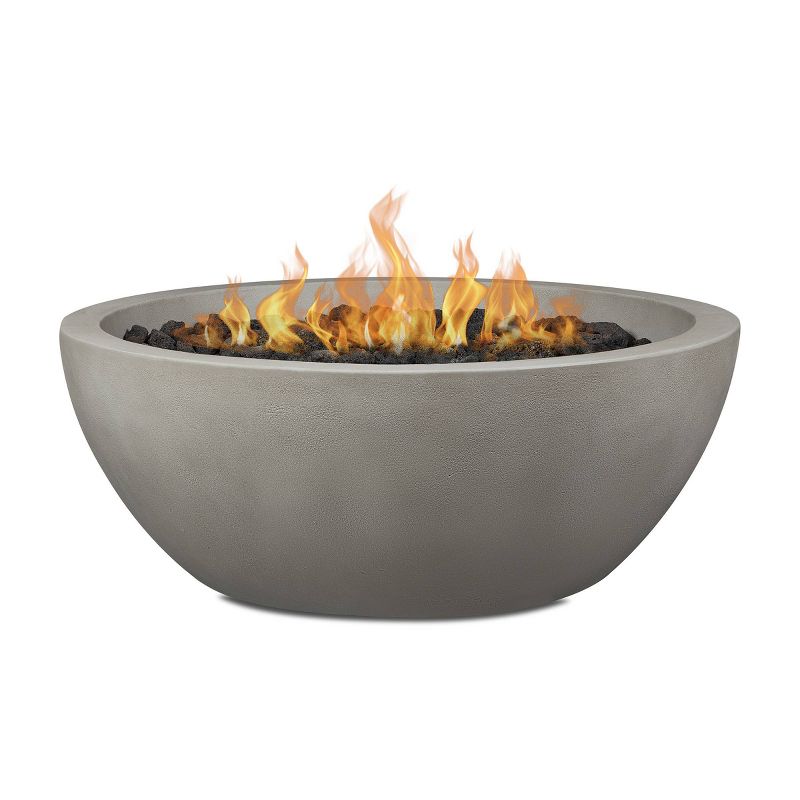 Caro Large Natural Gas Fire Bowl Shade - Jensen Co., 1 of 6