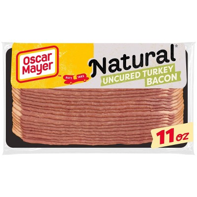 Oscar Mayer Smoked Uncured Turkey Bacon with Sea Salt - 11oz