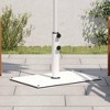 vidaXL Parasol Base White Steel base, Iron tube 33.1 lbs - 2 of 4