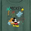 Women's - Disney - Mickey Mouse Lightweight French Terry Wide Neck Long Sleeve Shirt - 2 of 4