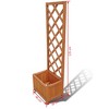 vidaXL Garden Raised Bed PP Anthracite 16.9"x16.9"x13.8" - 4 of 4