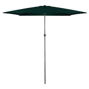 Northlight 10' Octagon Outdoor Patio Market Umbrella with Hand Crank -  Green - 1 of 4