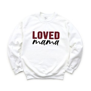 Simply Sage Market Women's Graphic Sweatshirt Loved Mama - 1 of 4