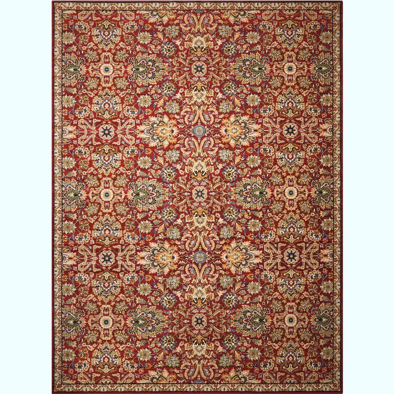 Nourison Timeless Red Area Rug TML17, 1 of 6
