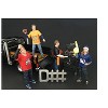 Tailgate Party Set II 4 Piece Figure Set For 1:18 Scale Models by American Diorama - 2 of 3