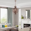 Livex Lighting Villa Verona 6 - Light Chandelier in  Verona Bronze/Aged Gold Leaf - 3 of 4