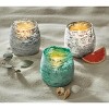 tagltd Outdoor Garden Citronella Grapefruit Glass Candle With Paraffin Wax And Cotton Wick - 2 of 2