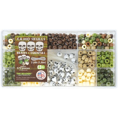 Bead Box Kit 6.25oz-Camo Skulls