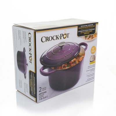 Lavender Enameled Cast Iron 5-Quart Dutch Oven with Lid