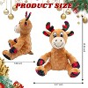ZippyPawsDog Christmas Reindeer Plush Toys with Squeaker, Soft Pet Teeth Toys for Small & Medium Dogs - 4 of 4