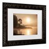 Trademark Fine Art - GS Photo Misty Morning on Hidden Lake Matted Framed Art - 3 of 4