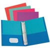Oxford® Twisted Twin Pocket Folders with Fasteners, Letter Size, Assorted, Pack of 50 - 2 of 3