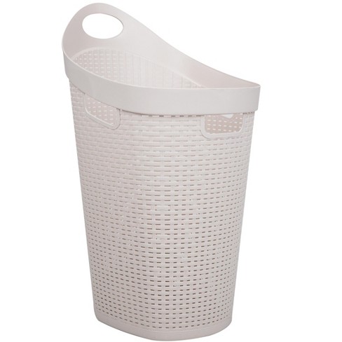Gracious Living Easy Carry Large Vented Plastic Laundry Hamper w